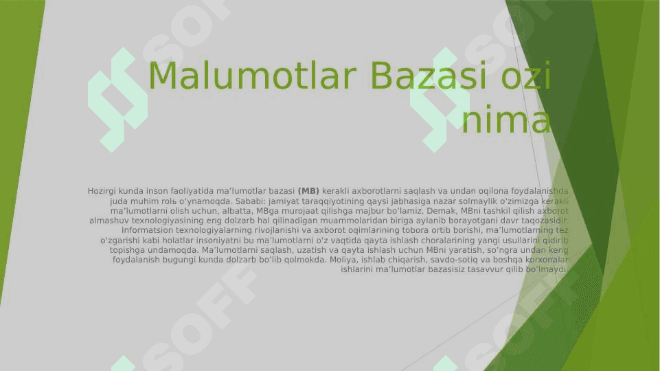 Malumotlar bazasi 4