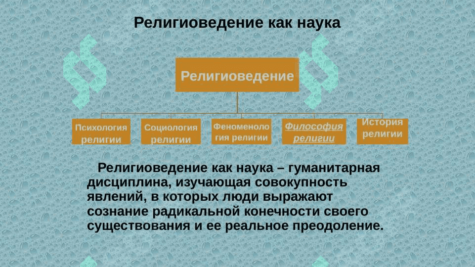 Предмет, цели и задачи религиоведения 2