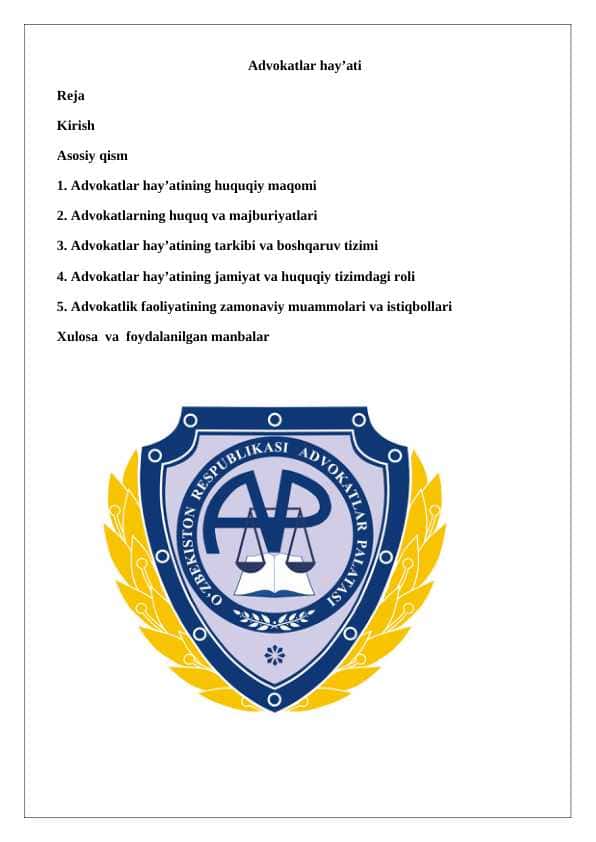 Advokatlar hay’ati 1