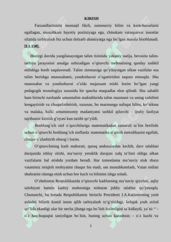 3-sinf matematika darsligi mazmuni bilan tanishtirish metodikasi 3
