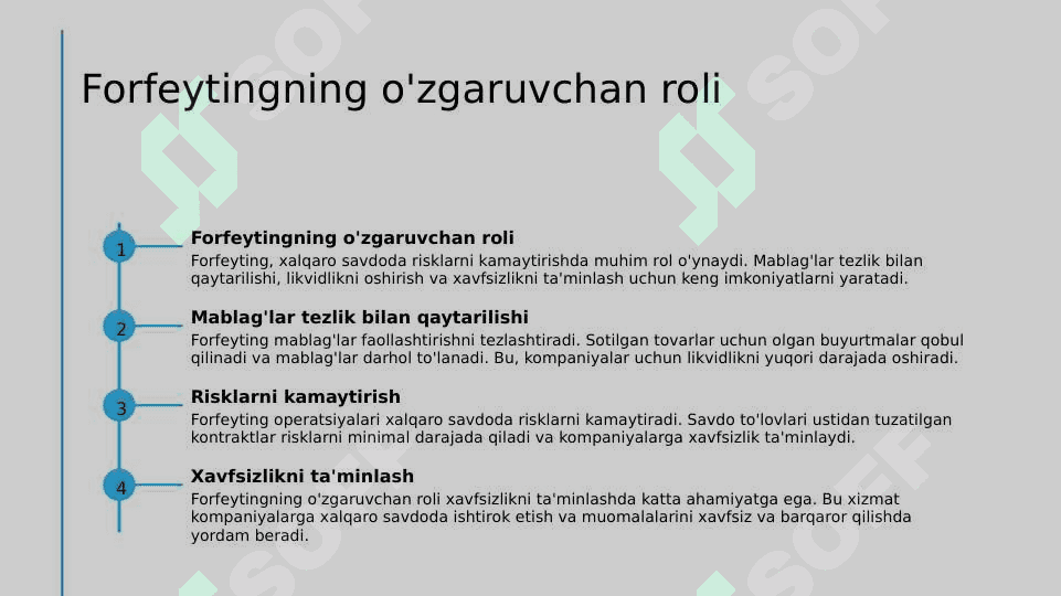 Faktoring va Forfeyting 3