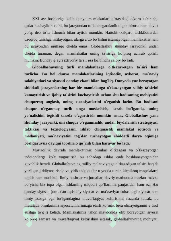 Globallashuv jarayonida mafkuraviy immunitetni shaklantirish vazifalari. Jamiyat barqarorligini ta'minlashning ijtimoiy-g‘oyaviy asoslari 2