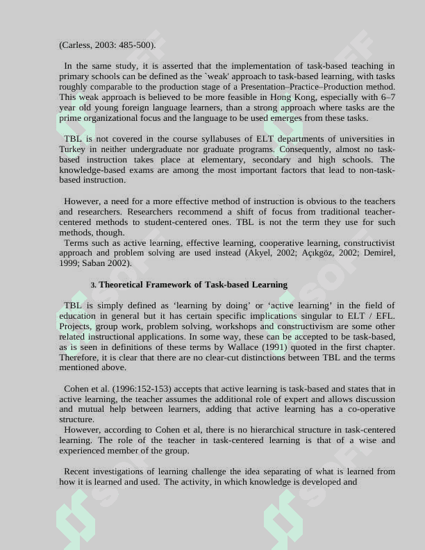 LEARNING VIA READINGS,DISCUSSIONS AND WRITTEN TASKS 6
