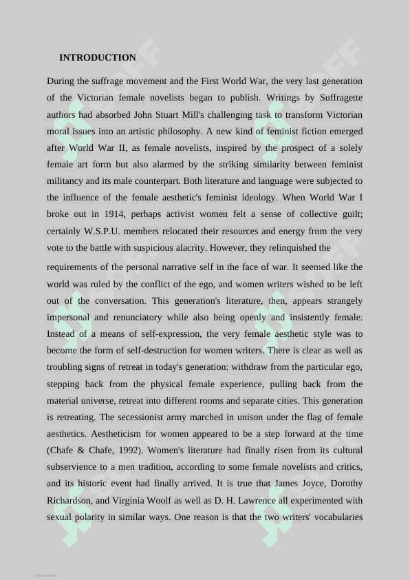 WOMEN-WRITERS IN ENGLISH LITERATURE 2