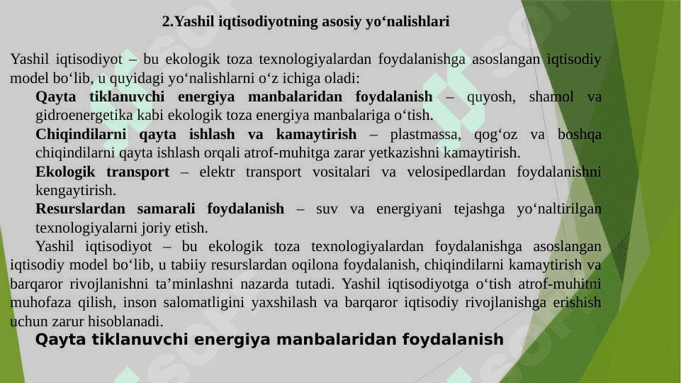 2025 yil – Atrof-muhitni asrash va yashil iqtisodiyot yili 7