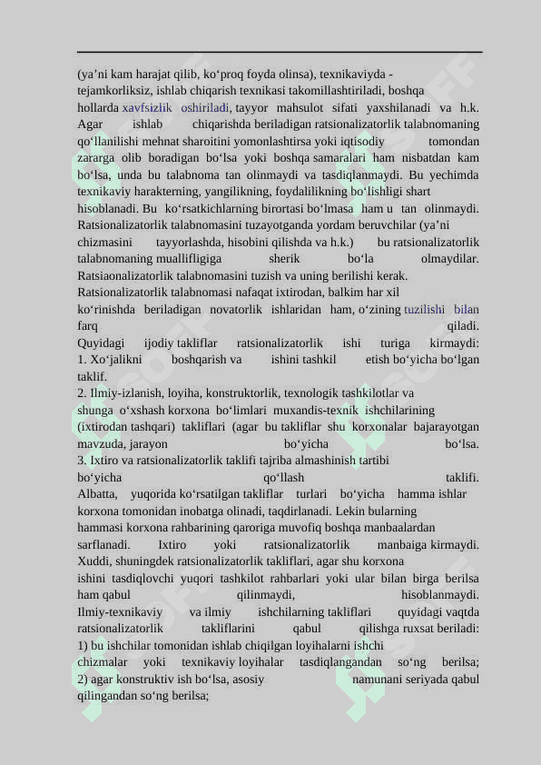 Ratsionalizatorlik takliflar 4