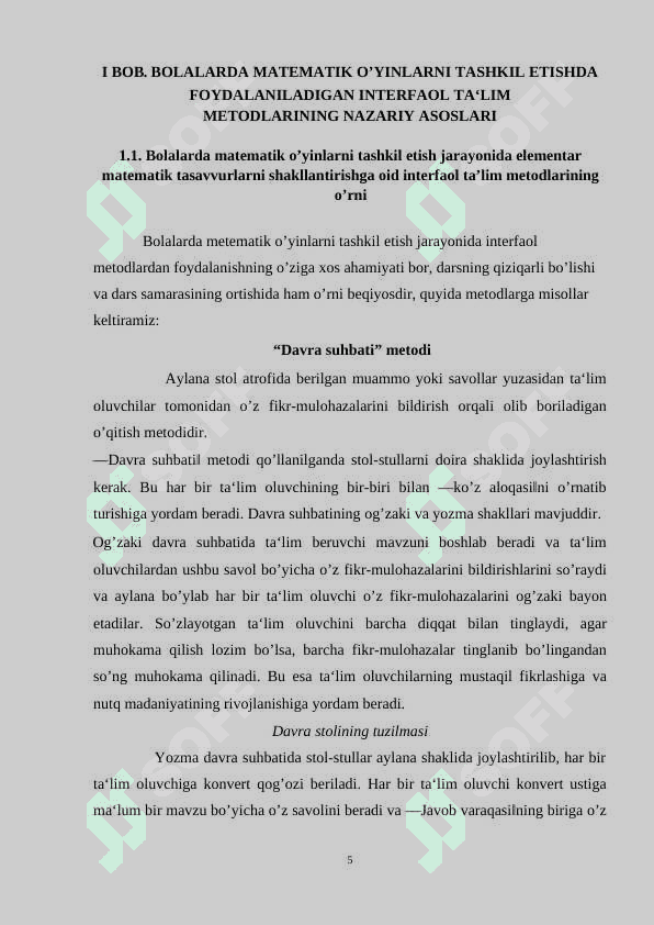 BOLALARDA MATEMATIK O’YINLARNI TASHKIL ETISH 5