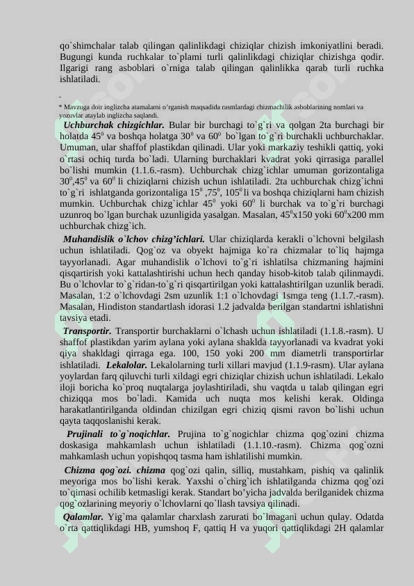 Avtomatlashtirilgan loyihalash tizimlari 3