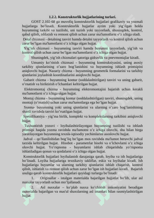 Avtomatlashtirilgan loyihalash tizimlari 8