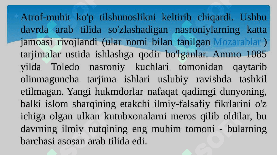 Alfonso X davrida Toledo maktabi 8