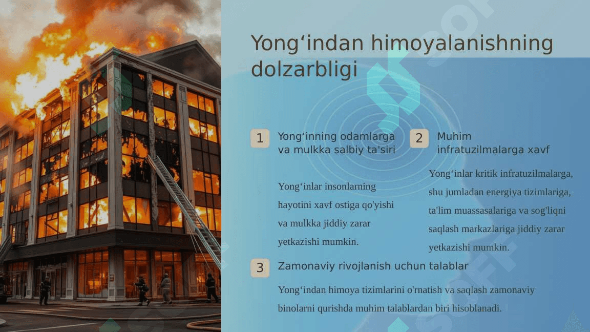 Yongʻindan himoyalanishning zamonaviy texnik vositalari 3
