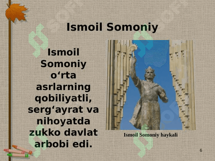 Samoniylarning davlat boshqaruvi va mudofaa tizimi 6