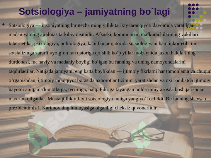 Jamiyat taraqqiyotida tarixning mazmuni yo'nalishlari va konsepsiyalari 3
