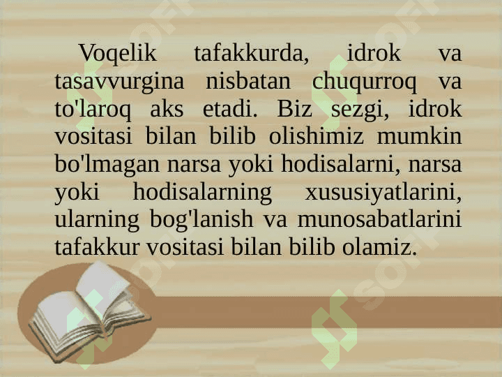 Tafakkur buzilishlari 3