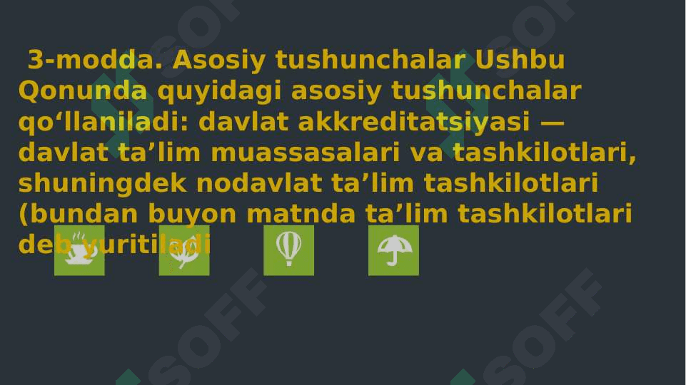 Mavzu:Oʻzbekiston Respublikasining "Taʼlim toʻgʻrisidagi qonuni " va uning mohiyati 4