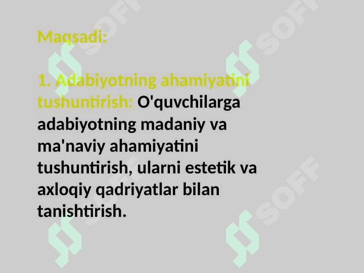 Adabiyot oʻqitish metodikasiga xos boʻlgan tamoyillar. 3