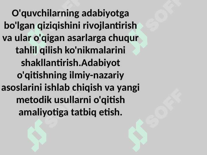 Adabiyot oʻqitish metodikasiga xos boʻlgan tamoyillar. 4