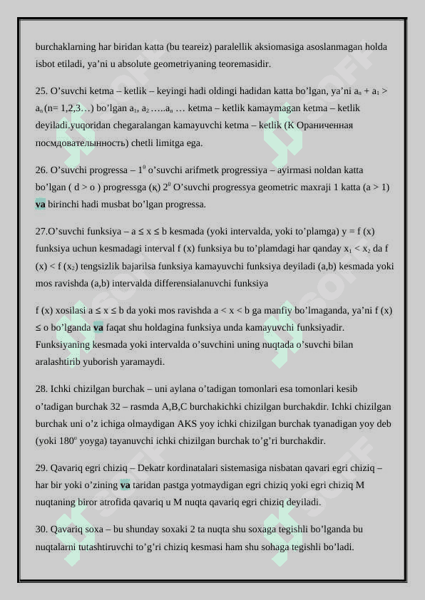 COSINUS VA SINUS TEOREMASI 6