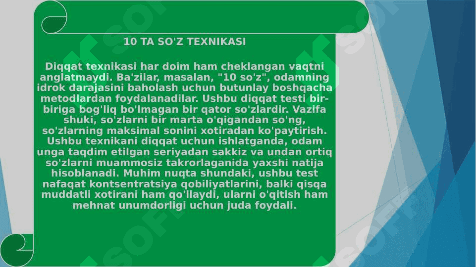 Diqqatni rivojlantiruvchi psixologik mashg'ulotlar 4