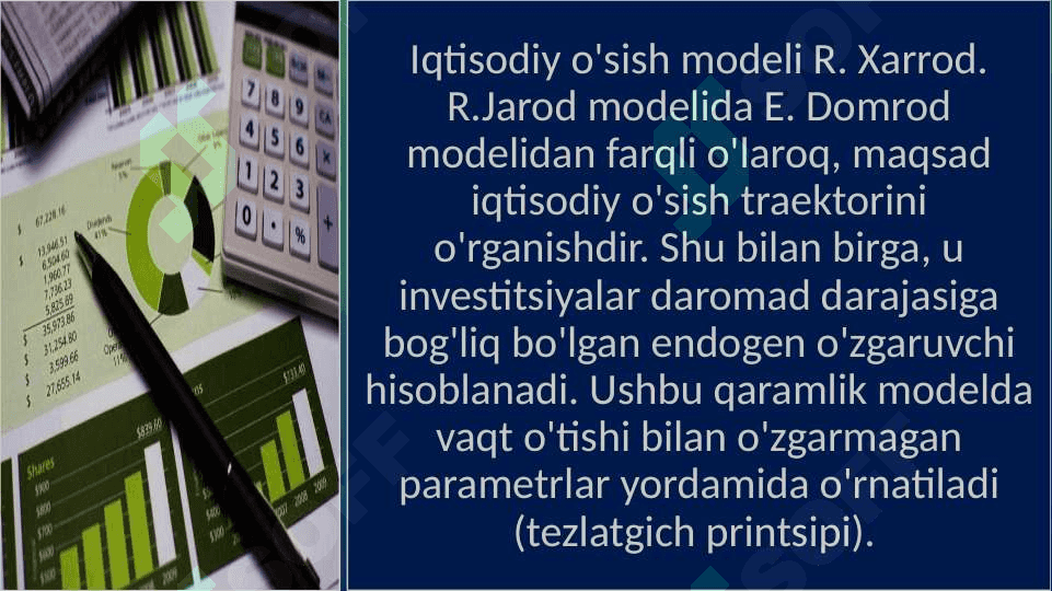 Iqtisodiy o‘sish modellari 2