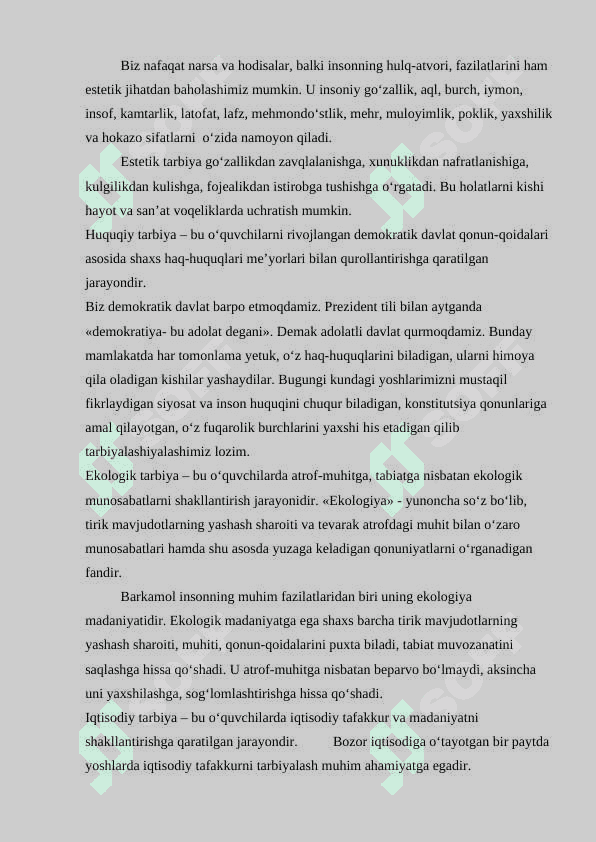 tarbiyaning maqsad va vazifalari 6