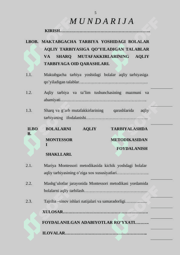 KICHIK YOSHLI BOLALARNI AQLIY TARBIYALASHDA MONTESSORI METODIKASIDAN FOYDALANISH 5