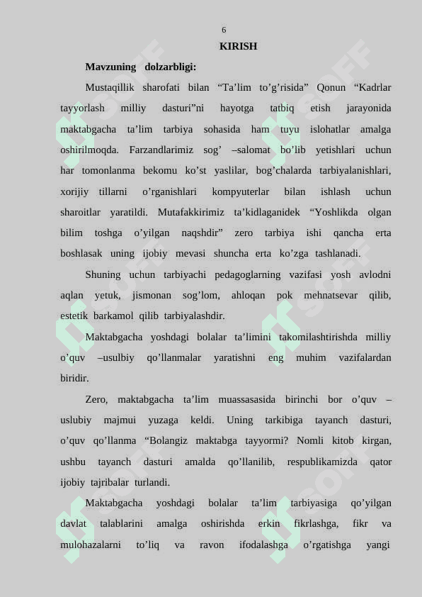 KICHIK YOSHLI BOLALARNI AQLIY TARBIYALASHDA MONTESSORI METODIKASIDAN FOYDALANISH 6