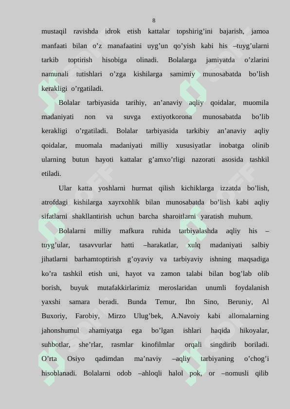 KICHIK YOSHLI BOLALARNI AQLIY TARBIYALASHDA MONTESSORI METODIKASIDAN FOYDALANISH 8