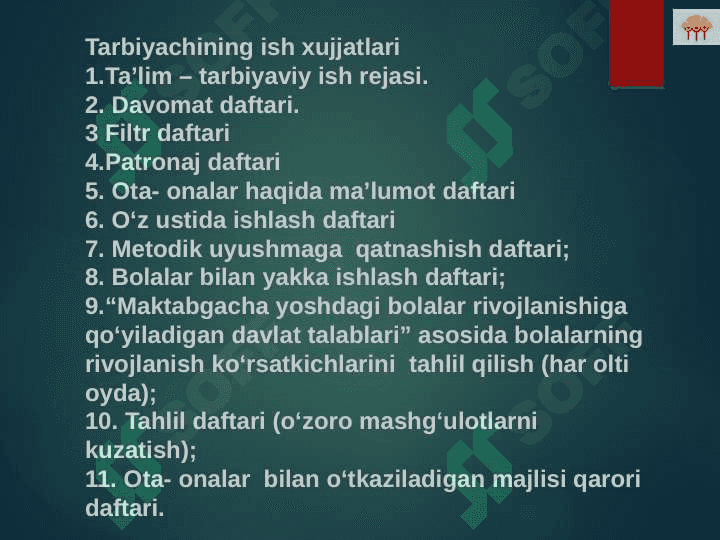 Maktabgacha ta’lim muassasalarida ta’lim-tarbiya jarayonini rejalashtirish 3