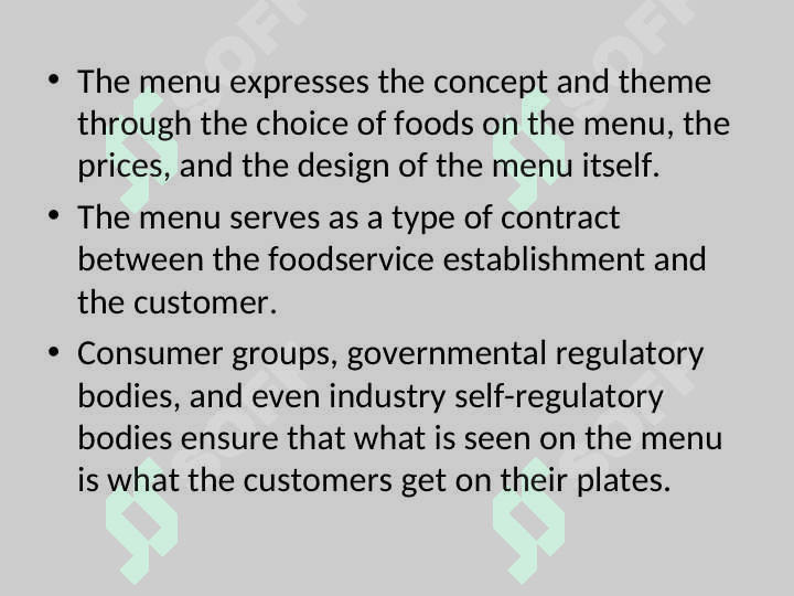 Designing menus and writing recipes 4