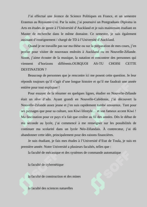 Mes études a l'universite 2