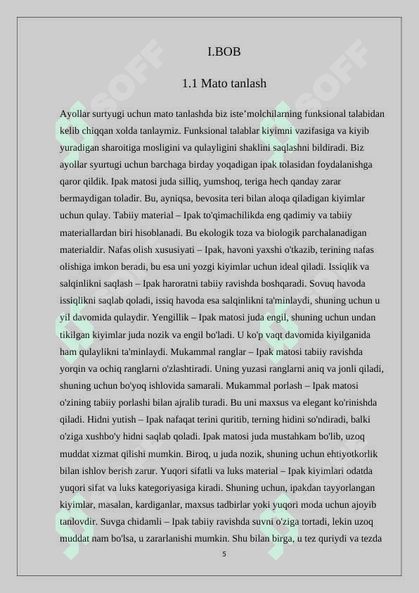 KURS ISHI 5