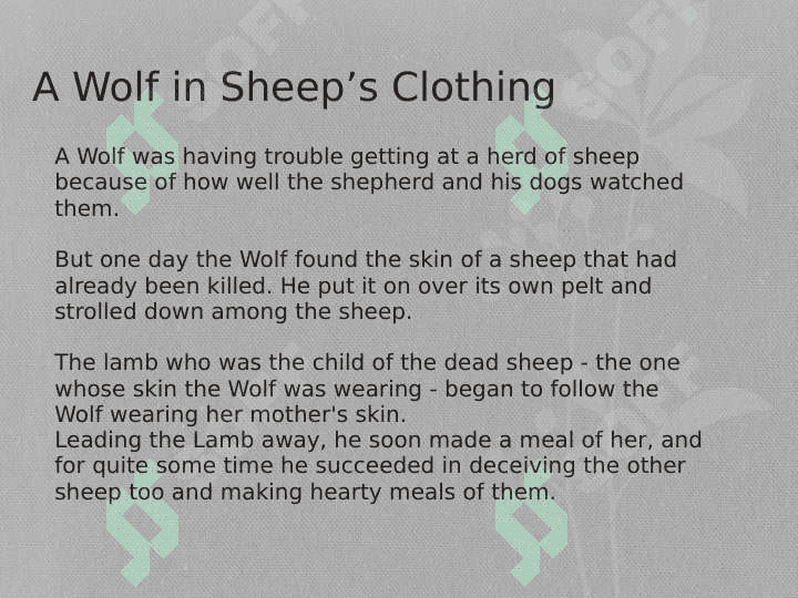 Moral stories in teaching 5
