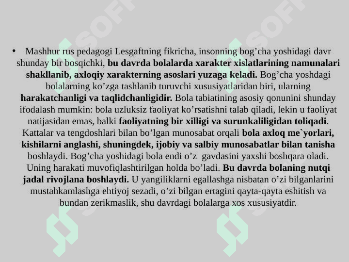 Maktabgacha yoshdagi bolalar psixik rivojlanishi (TAQDIMOT) 4