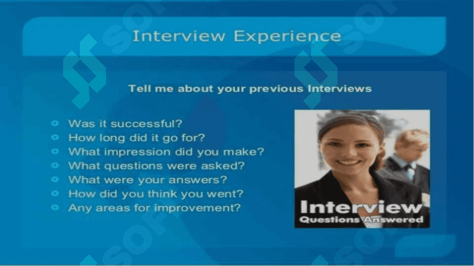 Preparing interview 3