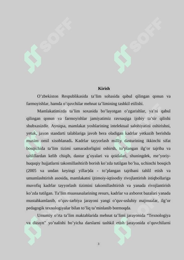 Umumiy o’rta talim maktablarida togarak ishlarini tashkil etish metodikasi 3