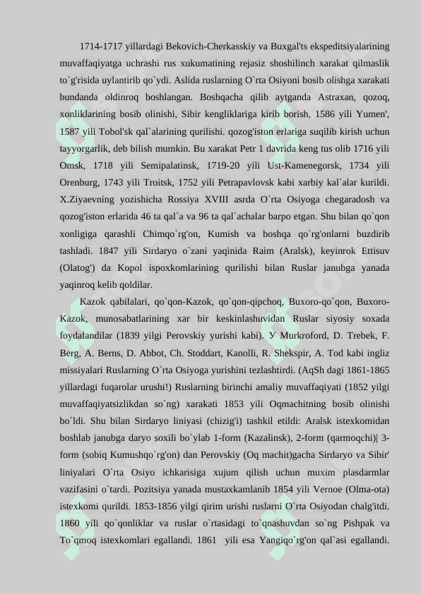 YANGI DAVRDA ROSSIYANING TARIXIY GEOGRAFIYASI 2