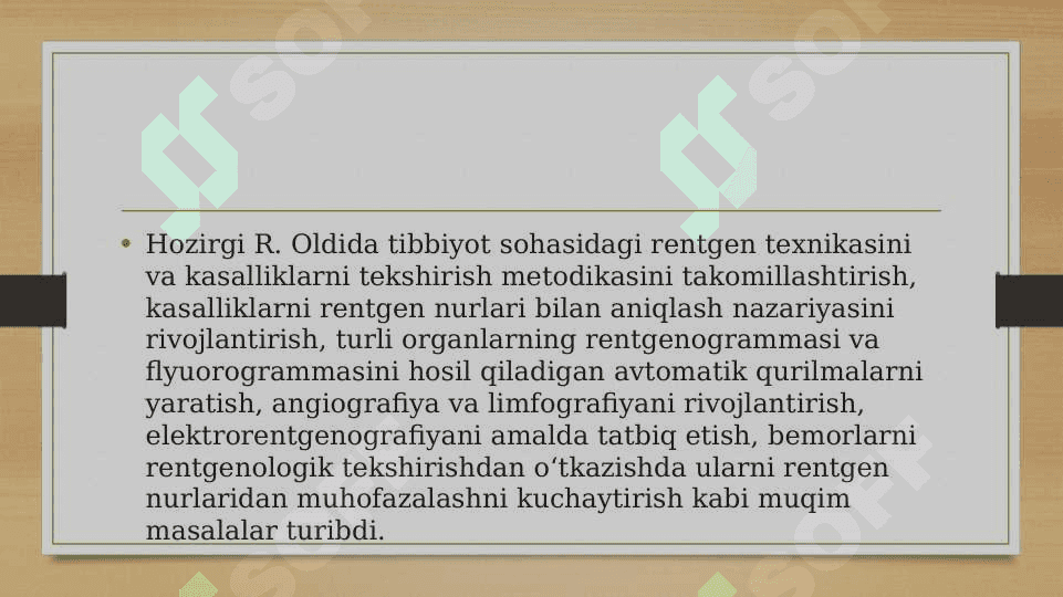 Rentgenologik tekshirish usullari. Ortopantomografiya, tomografiya, 3-D va telerentgenografiya asoslari. 4