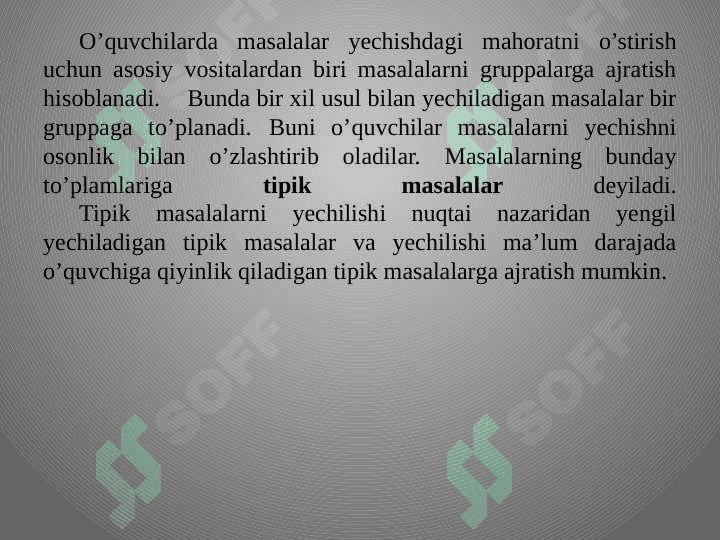 “Minglik” mavzusida masalalar ustida ishlash metodikasi 6