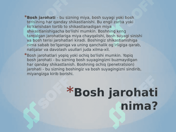 BOSH JAROHATI 2