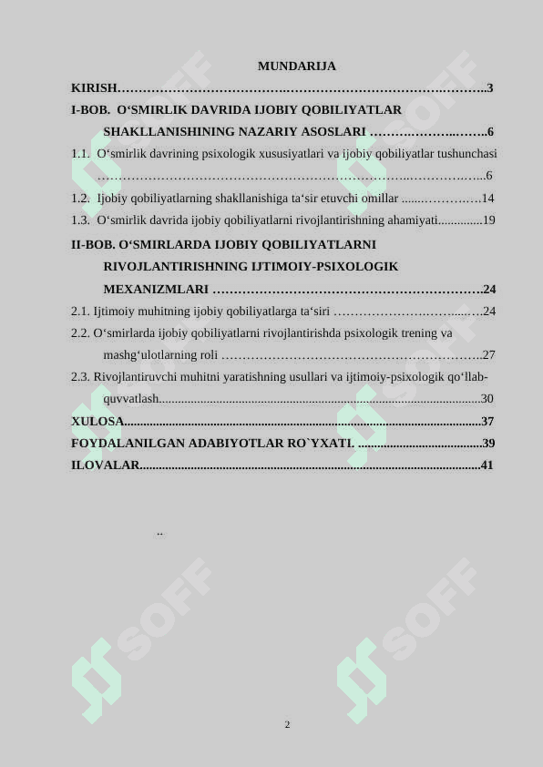 O'SMIRLARDA IJOBIY QOBILIYATLAR RIVOJLANISHINING IJTIMOIY-PSIXOLOGIK JIHATLARI 2
