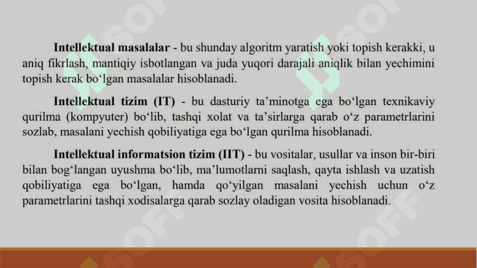 Intellektual axborot tizimlarining asosiy tarkibiy tuzilmasi 2