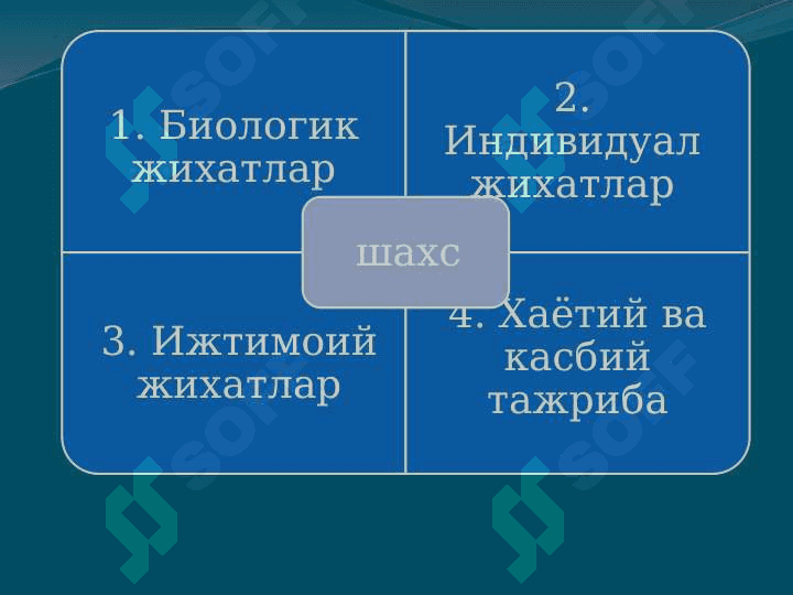 Шахс структураси 5