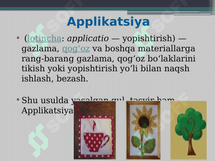 Applikatsiya haqida umumiy tushuncha 3