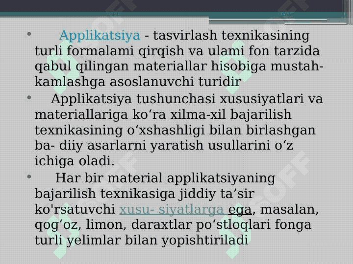 Applikatsiya haqida umumiy tushuncha 4