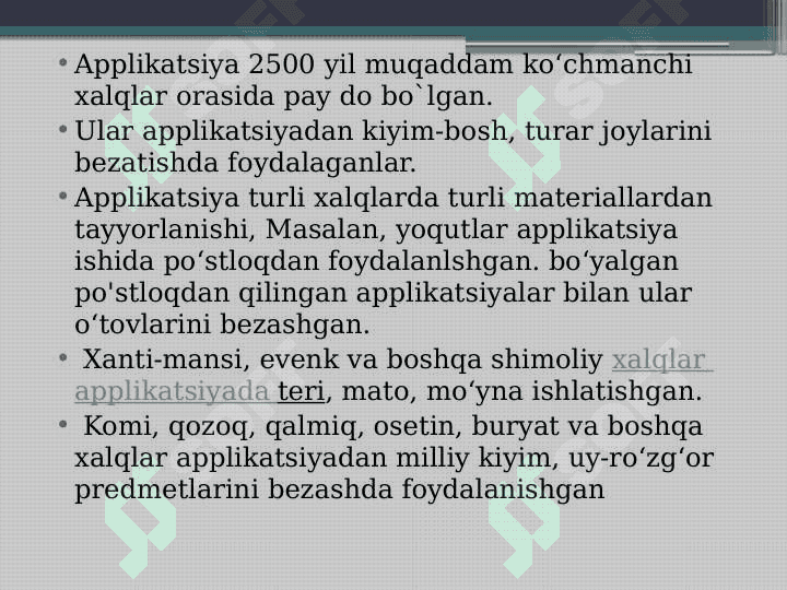 Applikatsiya haqida umumiy tushuncha 7