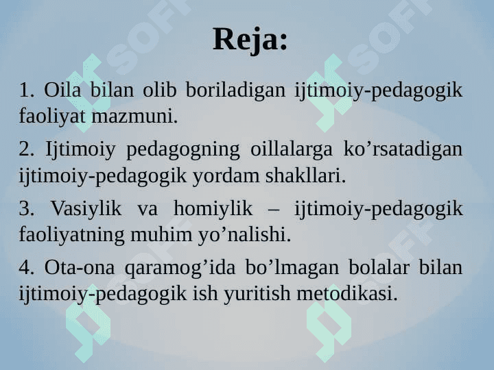 Oilalalarga pedagogik yordam ko’rsatish 3