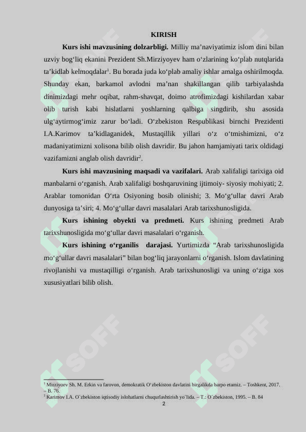 ARAB TARIXSHUNOSLIGIDA MO‘G‘ULLAR DAVRI 2