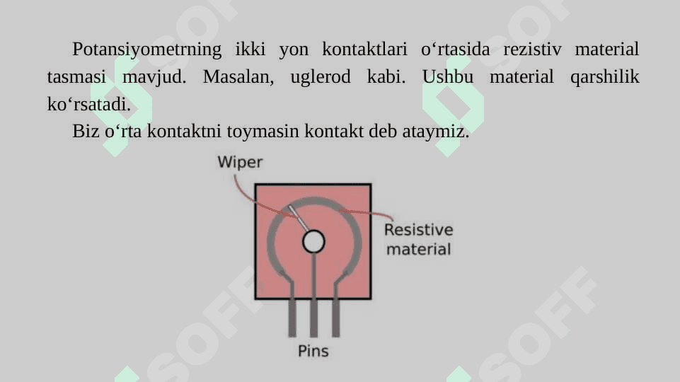 Potensiometr. Arduino orqali yorig‘lik diodini yoritish darajasini nazorat qilish. 6