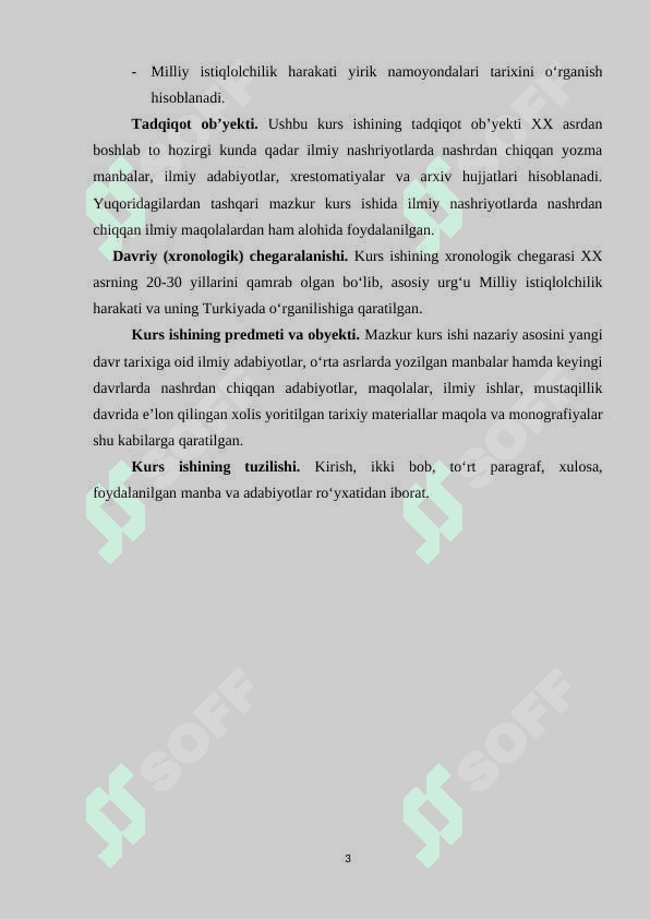 Turkiya olimlari tomonidan milliy istiqlolchilik harakati tarixining o’rganilishi 3